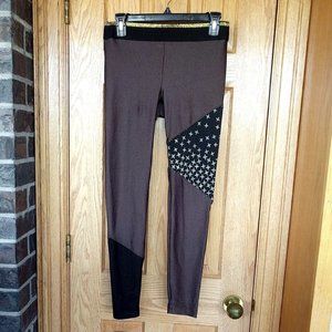 Koral Amber mid-rise Sprint Legging Ametrine/Constellation L burgundy/black/star